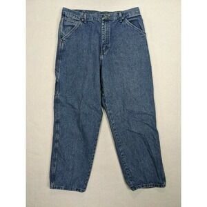 Wrangler Mens Jeans Size 34 x 30 Cotton‎ Blue
